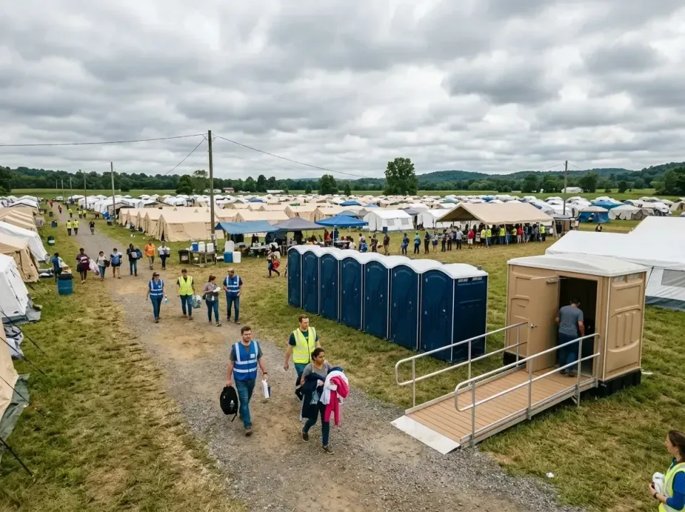 disaster-relief-camp-restrooms-010 — frequently asked questions, Dumpster & Portable Bathrooms Rental in Trooper, PA